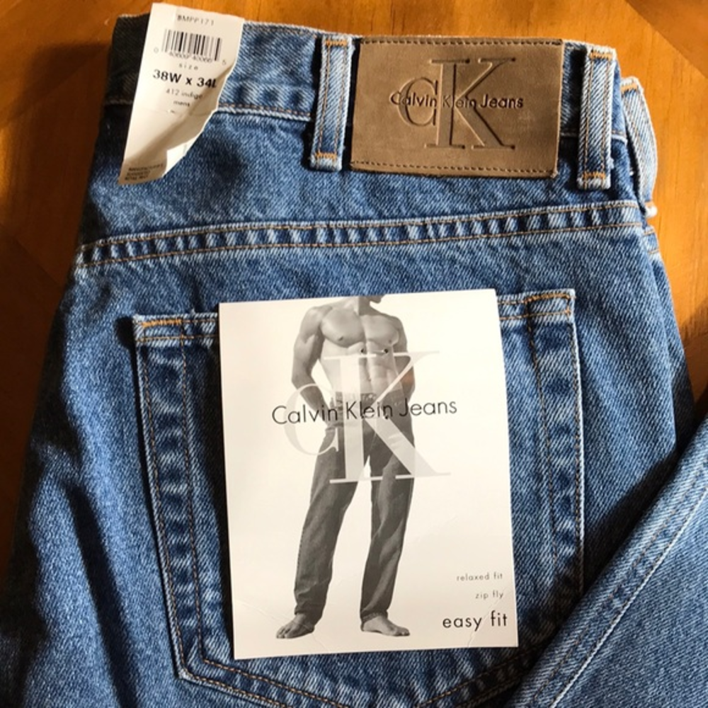 Vintage‎ Calvin Klein Easy Fit Jeans NWT 38W X 34L